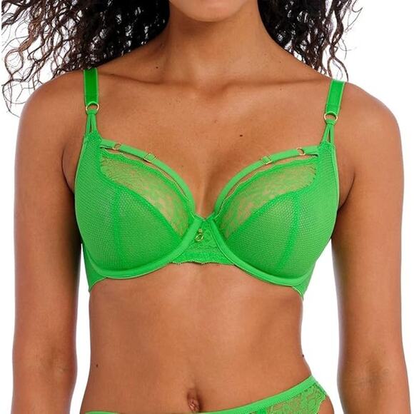 Freya Other - NWT New Freya Womens 38G Poison Green Temptress Unlined Underwire Plunge Bra